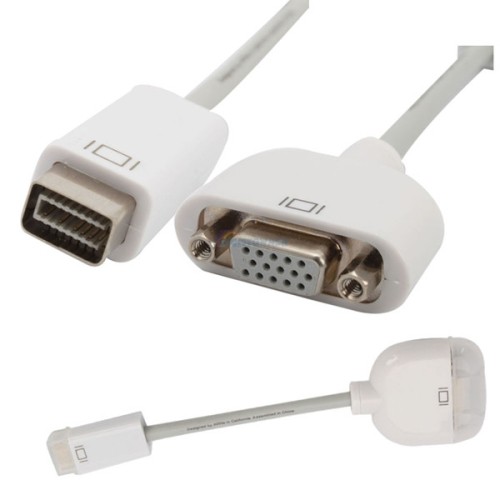 axGear Mini DVI To VGA Cable Adapter Male to Female Video Display Converter