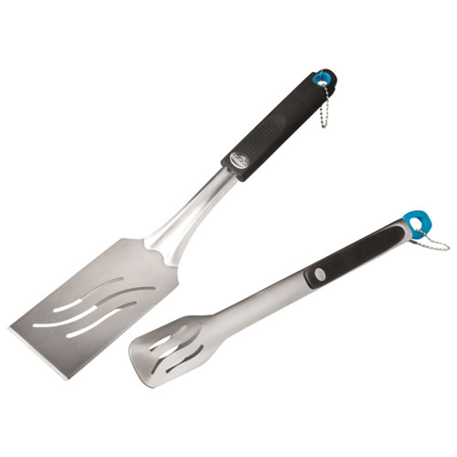 Image 1 of 4.. Napoleon 2-Piece Stainless Steel BBQ Set