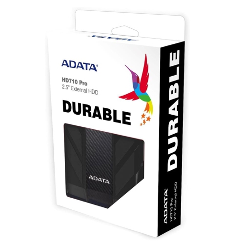 ADATA HD710 Pro 4TB USB 3.1 IP68 Waterproof/Shockproof/Dustproof Ruggedized External Hard Drive, Black
