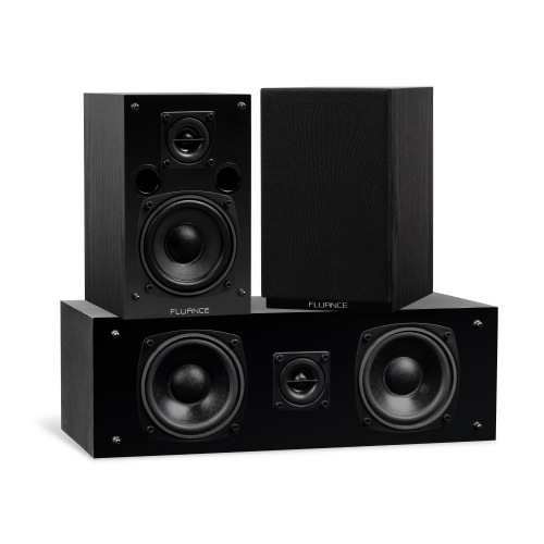 Fluance Elite High Definition Surround Sound Home Theater 7.0 Channel System - Black Ash