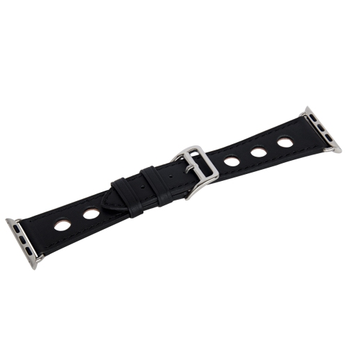 Navor Leather Replacement Series 1-2-3-4-5-6-7-8 Apple Watch Band with Metal Clasp