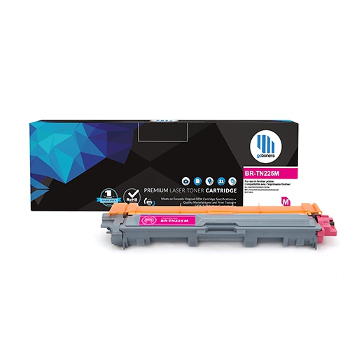 Cartouche de toner magenta haut rendement TN-225 compatible avec les imprimantes HL-3140CW/3150CDW, MFC-9330CDW/9340CDW/9130CW de Gotoners™