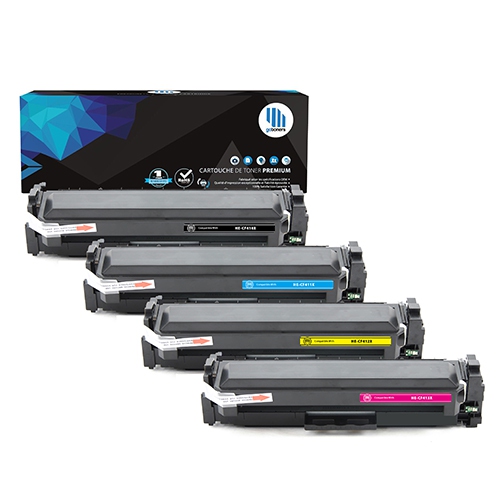 Gotoners™ 4PK HP New Compatible CF410X CF411X CF412X CF413X CMYK High Yield Toner Set for Color LaserJet M452/M477