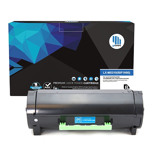 Gotoners™ Lexmark New Compatible 50F1H00 Black Toner Kit, Standard Yield
