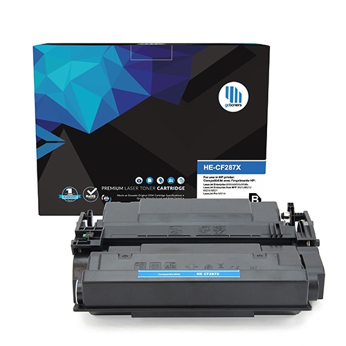 Gotoners™ HP New Compatible CF287X High Yield Black Toner Cartridge For LaserJet Enterprise M506dn/M506x,MFP M527c/M527z/M527dn