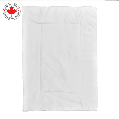 Bebelelo baby crib bedding 7 piece set, perfect for baby girls and boys, includes gray and white feather design