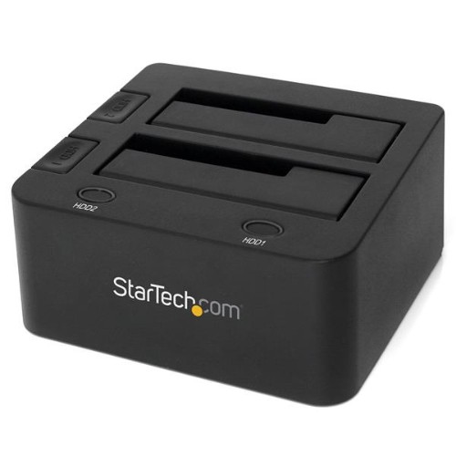 STARTECH  Dual Hard Drive USB 3.0 Docking Station (Sdock2U33V) Got it for our computer business because specs say it will also image one drive to the other ( the hard drive dock enables you to complete device-management tasks more efficiently, such as disk image duplication) but it does NOT have image capabilites