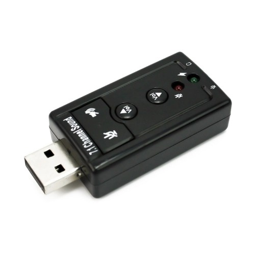 axGear USB 2.0 to Audio External Sound Card Adapter Virtual 7.1 CH Mic Speaker