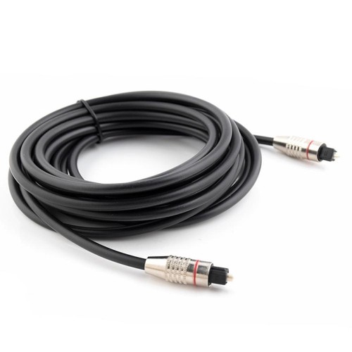 axGear axGear Optical Cable Digital Music Optic Fiber Cable Toslink Wire SPDIF Cord 10Ft 3M