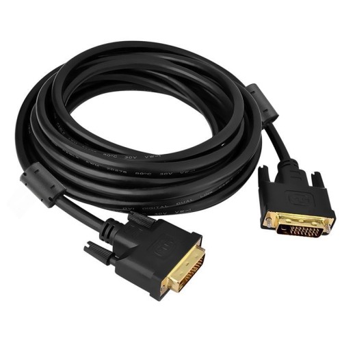 axGear DVI Cable DVI-D Dual Link Digital Video Cable for PC LCD TV Monitor Wire 15Ft 5M