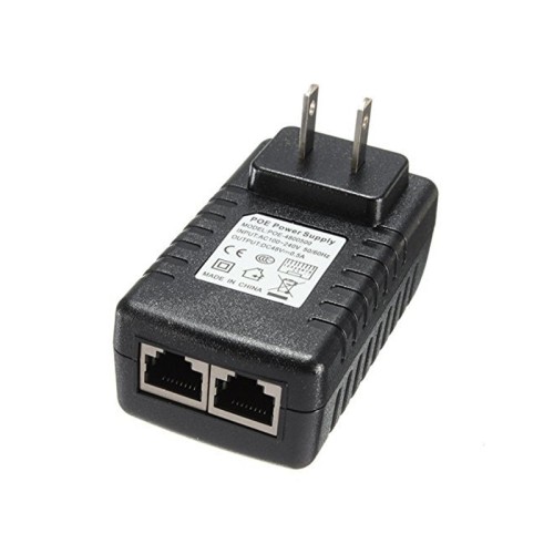 axGear PoE Power Injector 48V 0.5A Power Over Ethernet Adapter For POE IP  Camera