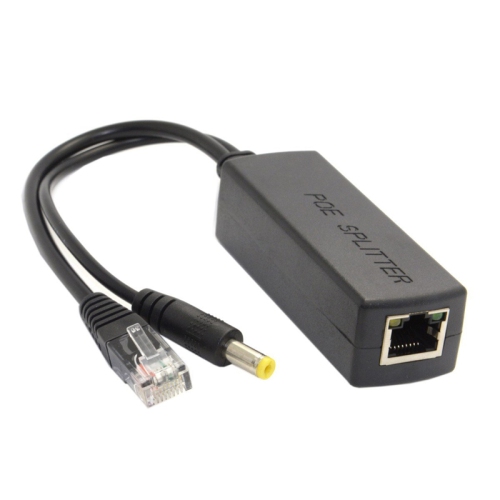 axGear Active PoE Splitter Power Over Ethernet 48V to 12V 2.4A Compliant IEEE802.3