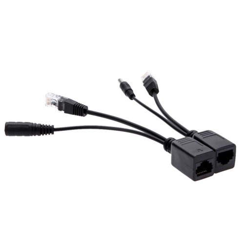 axGear Passive PoE Injector & Splitter Kit Power Over Ethernet Cable Adapter 5V 12V 24V 48V