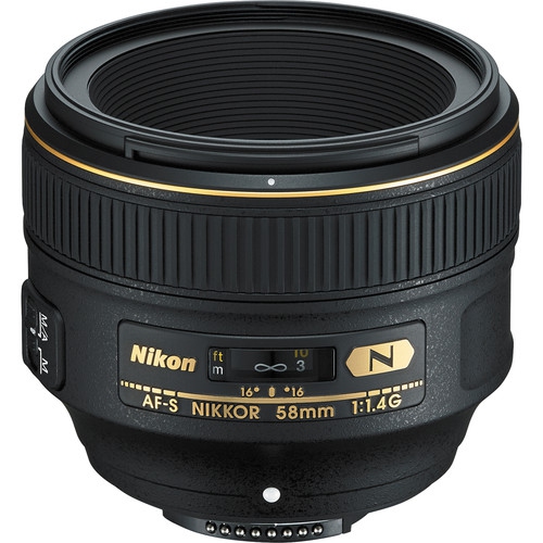 Nikon 58mm f1.4 G AF-S Lens