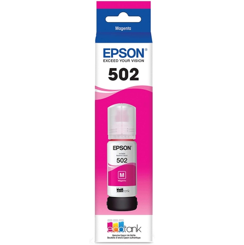 Epson T502; Magenta Ink Bottle