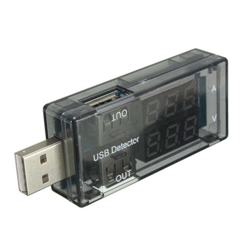 Chargeur USB d’axGear – détecteur de courant de tension de compteur de batterie mobile pour testeur de batterie