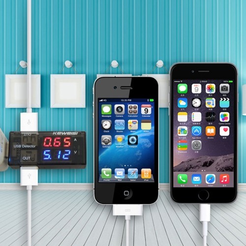 Chargeur USB d’axGear – détecteur de courant de tension de compteur de batterie mobile pour testeur de batterie