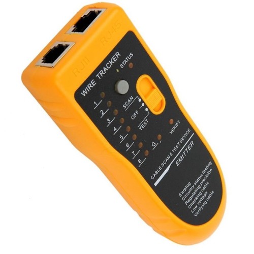 axGear Network Cable Tester Hunt Wire Sort USB Cable Coaxial Cat-5e 6 RJ45 RJ11 LAN