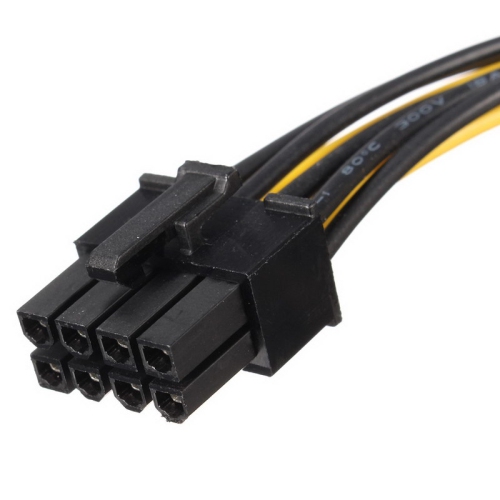 axGear Dual 4 Pin Molex IDE to 8 Pin PCI Express Power Cable PCI-E Adapter