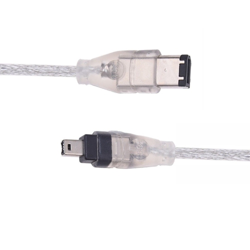 axGear IEEE Firewire 1394 Cable 4 Pin to 6 Pin 4-6 Pin link Cable Wire 2.5 Ft