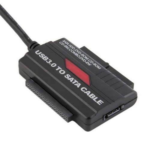 Convertisseur de câble USB 3.0 vers IDE SATA d’axGear avec adaptateur d’alimentation haute vitesse