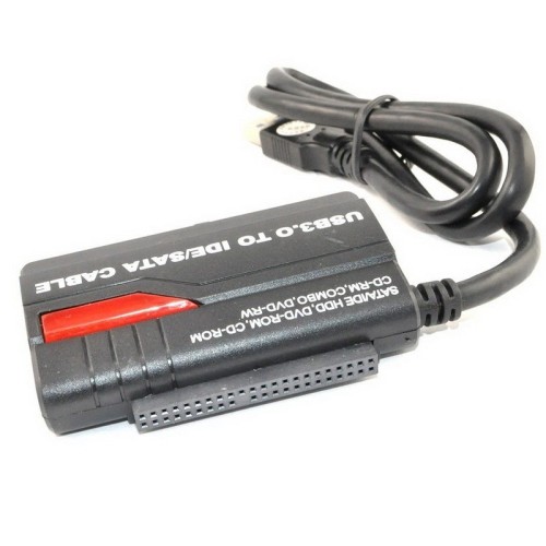 Convertisseur de câble USB 3.0 vers IDE SATA d’axGear avec adaptateur d’alimentation haute vitesse