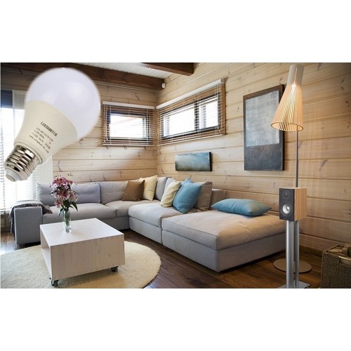 LIXSUNTEK 7W LED Bulb Light 60W 500 Lumens 6500K Daylight White E26 Screw Base