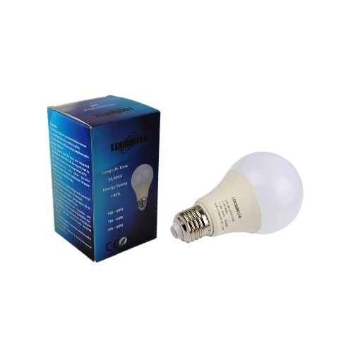 LIXSUNTEK 9W LED Bulb Light 80W 500 Lumens 6500K Daylight White E26 Screw Base
