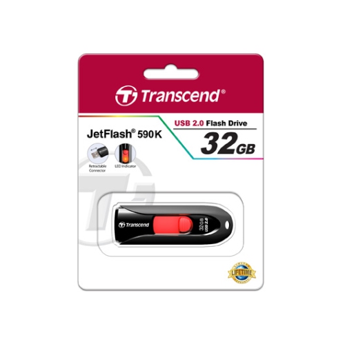 Transcend JetFlash 590 32GB USB 2.0 Flash Drive