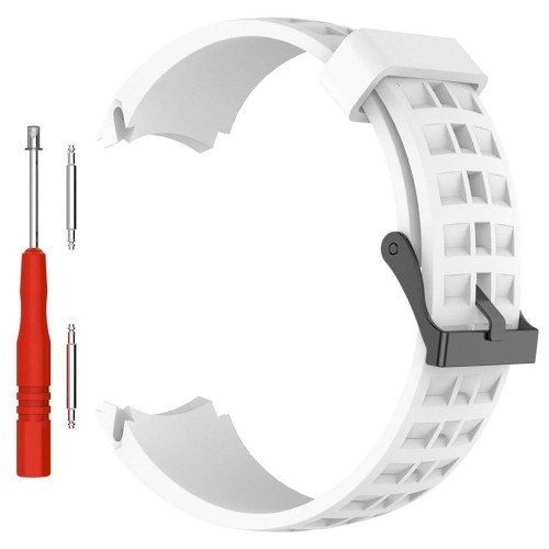 StrapsCo Replacement Band Strap for Suunto Elementum Terra in White