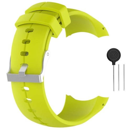 StrapsCo Replacement Band Strap for Suunto Spartan Ultra in Lime Green