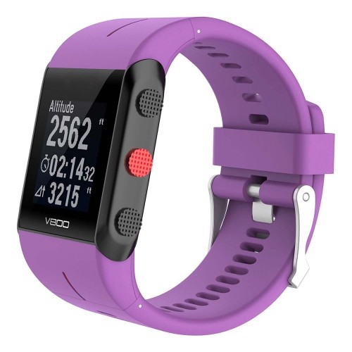 StrapsCo Replacement Band Strap for Polar V800 GPS Sports Watch in Purple