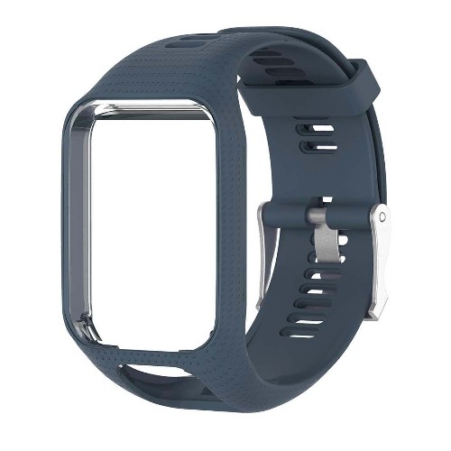StrapsCo Replacement Band Strap for TomTom Runner 2 & 3 Watch in Dark Blue