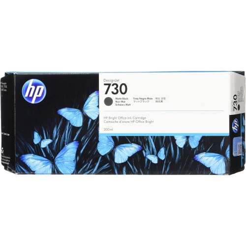 HP  730 300-Ml Matte Original Designjet Ink Cartridge In Black