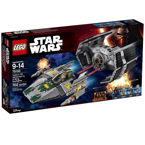 LEGO Star Wars 75150 Vader's TIE Advanced Vs A-Wing Starfighter Building Set