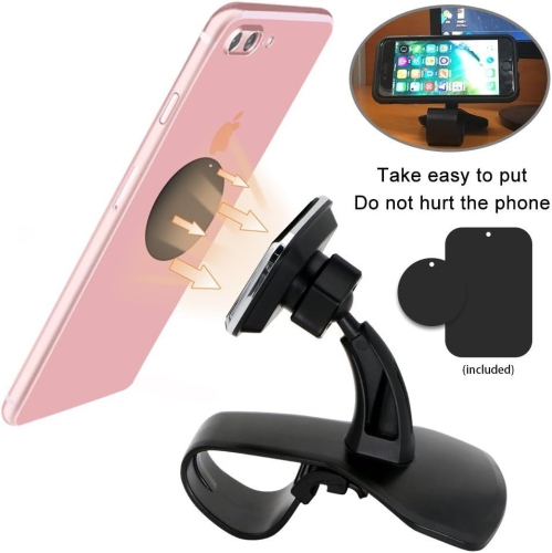 Navor Universal Car Phone Mount Holder for Vent Windshield Dashboard for Smartphones Including iPhone 7,7P, 6, 6S, Galaxy S7, S7 Edge-Sliver