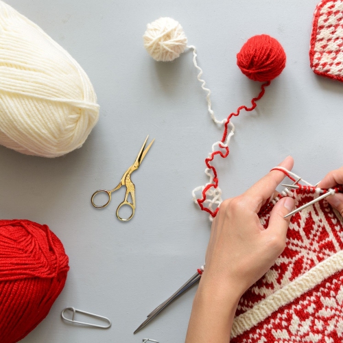 Arolly – 5.51 Ciseaux à broder de style rétro avec lames aiguisées, petites ciseaux de couture tout usage pour le travail d’art et d’aiguilles,