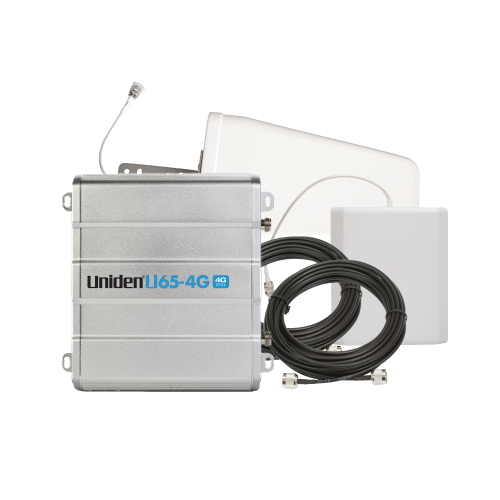 Uniden® U65 4G Cellular Booster Kit with Outdoor Yagi with 40ft U5D & Indoor Panel with 10ft U5D