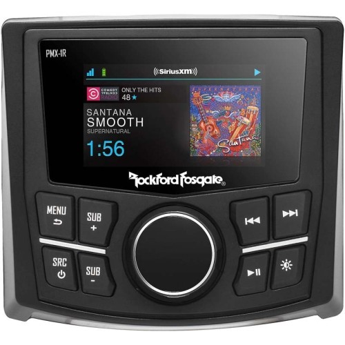 Rockford Fosgate PMX-1R Punch Marine Full Function Wired Remote 2.7" Display
