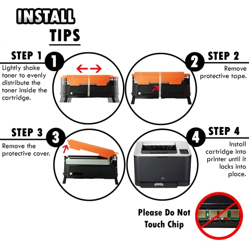 Inkfirst® Black Compatible Toner Cartridge CLT-K407S K407S 407S Replacement for Samsung CLP-320 CLX-3185 CLX-3185N CLP-325