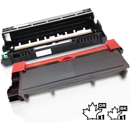 2PK-Inkfirst® High Yield Compatible Toner Cartridge Drum Unit TN-660 DR-630 TN660 DR630 Replacement for Brother TN660 DR630