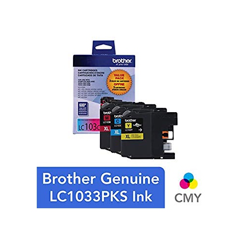 Brother LC1033PKS High Yield Ink Cartridge - Colour 3pks