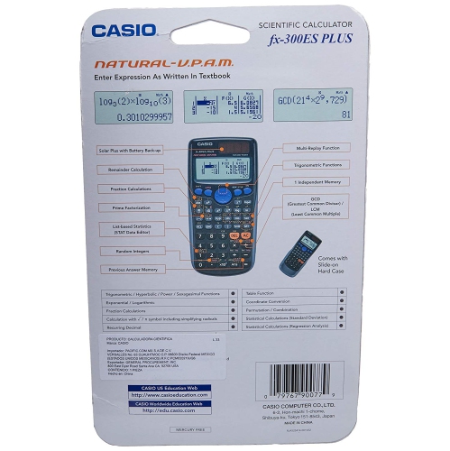 Casio fx-300ES PLUS Scientific Calculator