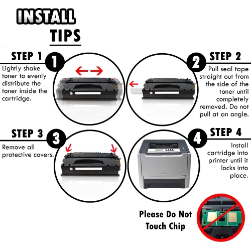 3 Inkfirst Compatible Toner Cartridges Replacement for HP Q5949X Q7553X 49X 53X LaserJet P2015 P3015x 1320 3390 3392 M2727