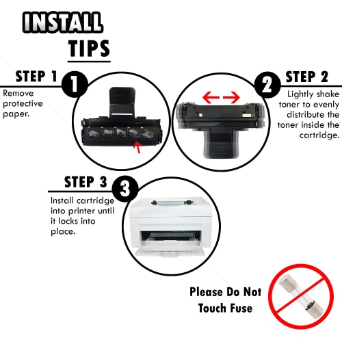 Inkfirst® Compatible Toner Cartridge 1100 310-6640 310-7660 Replacement for Dell 1100 1110 Black