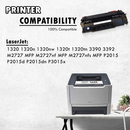 2 Inkfirst Compatible Toner Cartridges Replacement for HP Q5949A Q7553A 49A 53A LaserJet 1320 1320n 1320nw 3390 3392 M2727