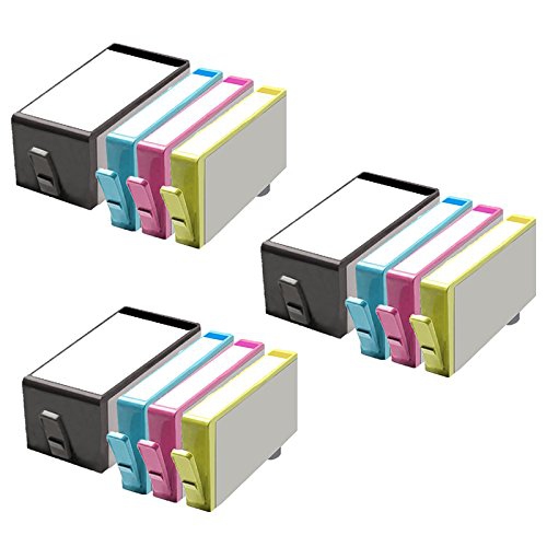 3 Set of 4 Inkfirst Compatible Ink Cartridges Replacement for HP 920XL CD975AN CD972AN CD973AN CD974AN Officejet 6500 7000