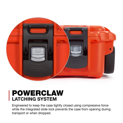 Nanuk 903 Waterproof Hard Case with Foam Insert - Orange
