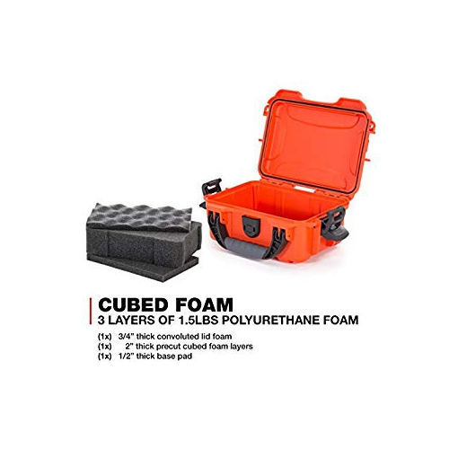 Nanuk 903 Waterproof Hard Case with Foam Insert - Orange