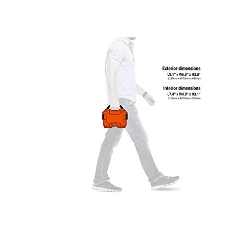 Nanuk 903 Waterproof Hard Case with Foam Insert - Orange